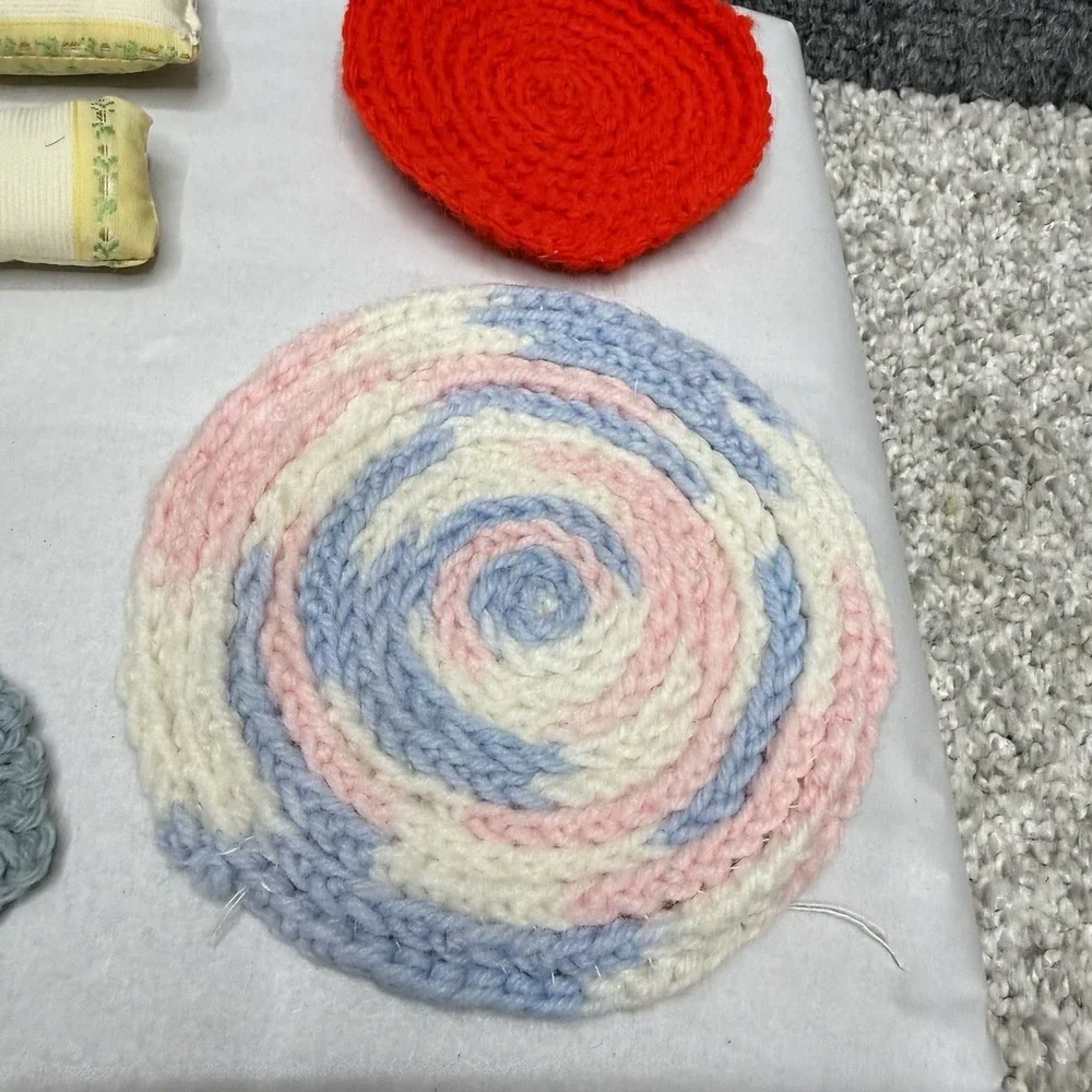 Vintage dollhouse‎ miniature rugs pillows door mats lot